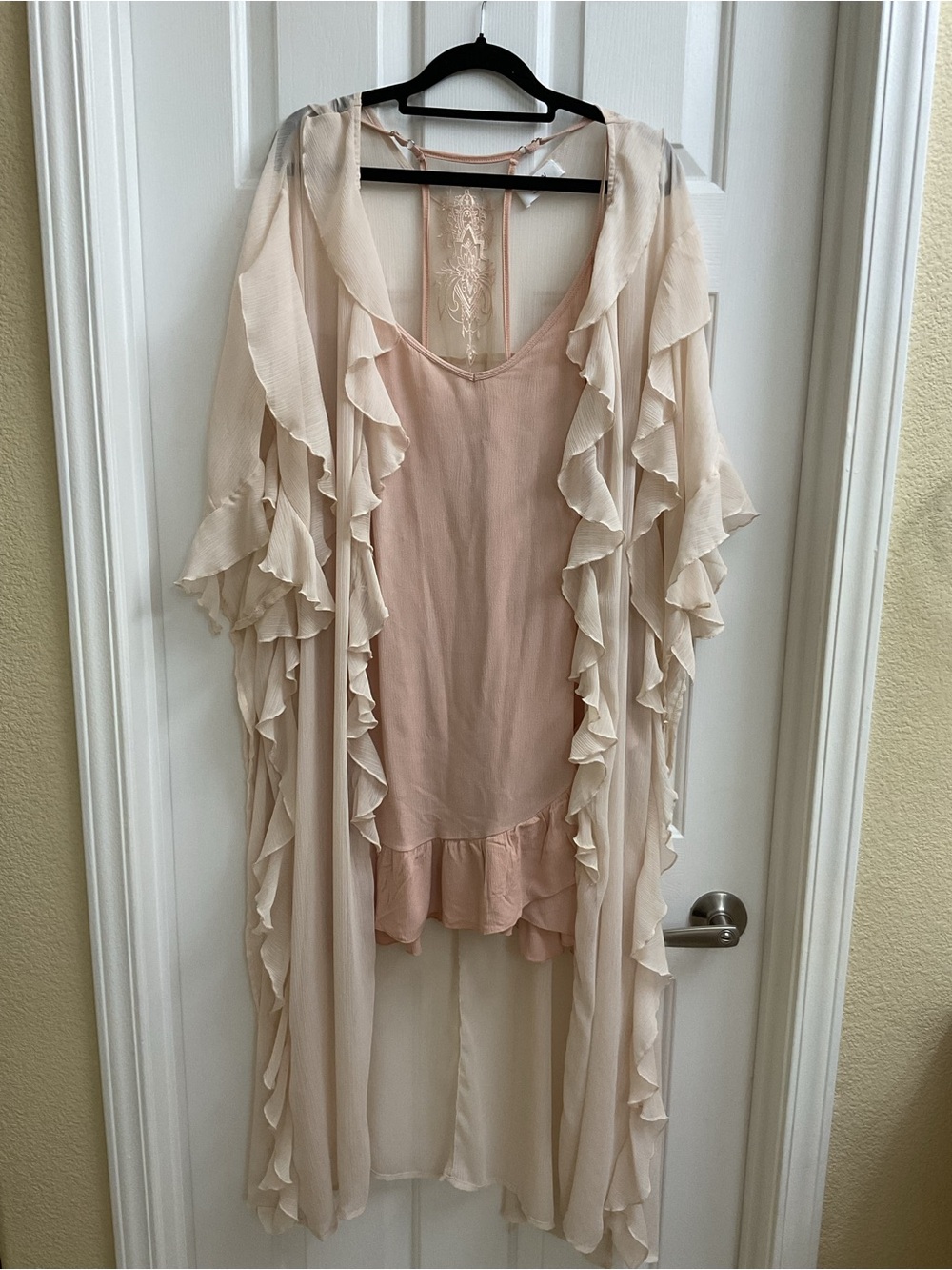 2 PIECE SET- Kimono and Slipdress